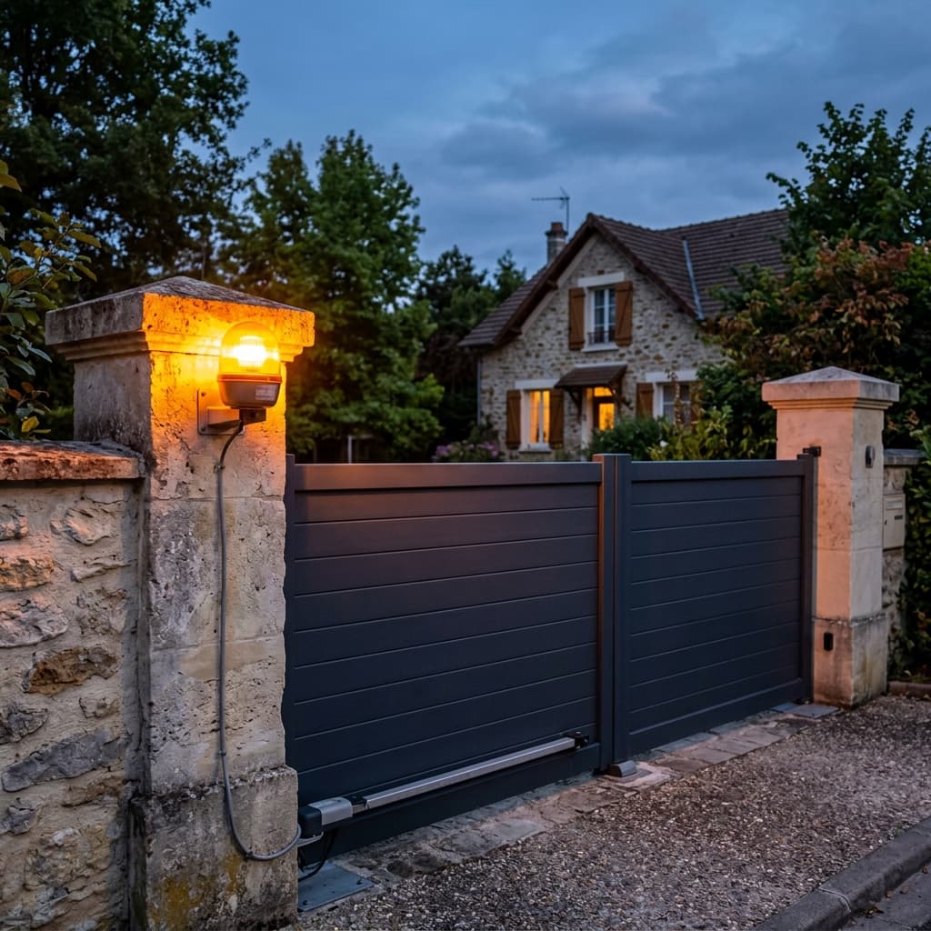 Portail clignote et ne s'ouvre pas : causes et solutions