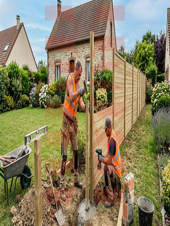 Installation de clôture résidentielle - Xpert Maintenance