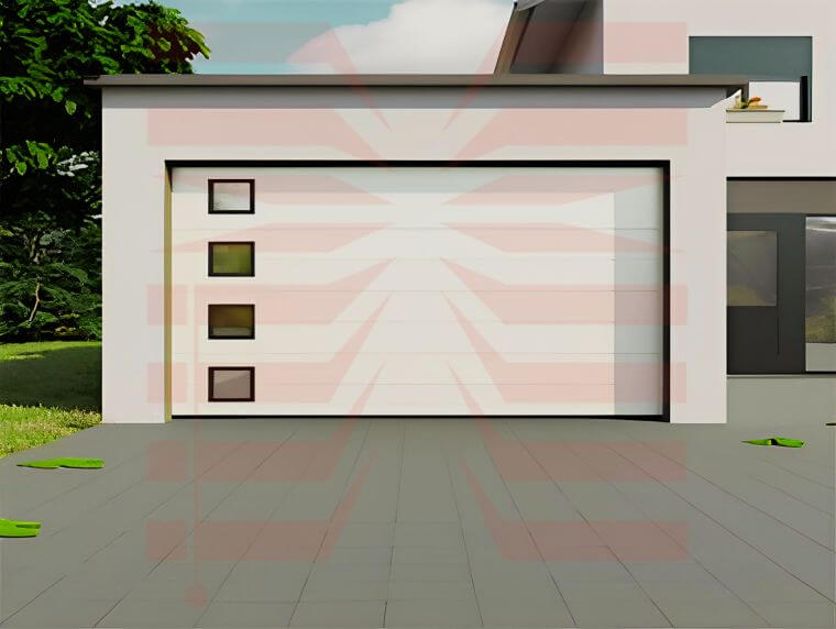 Installation sur mesure de porte de garage sectionnelle - Xpert Maintenance