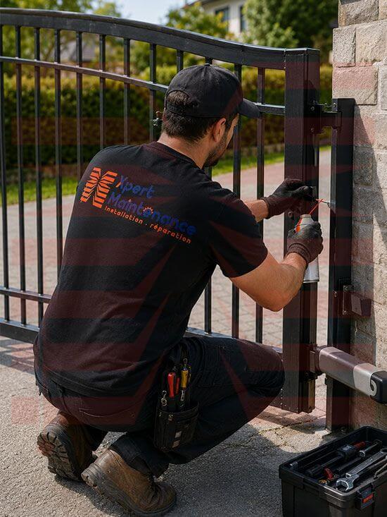 Maintenance et entretien de portail battant résidentiel - Xpert Maintenance