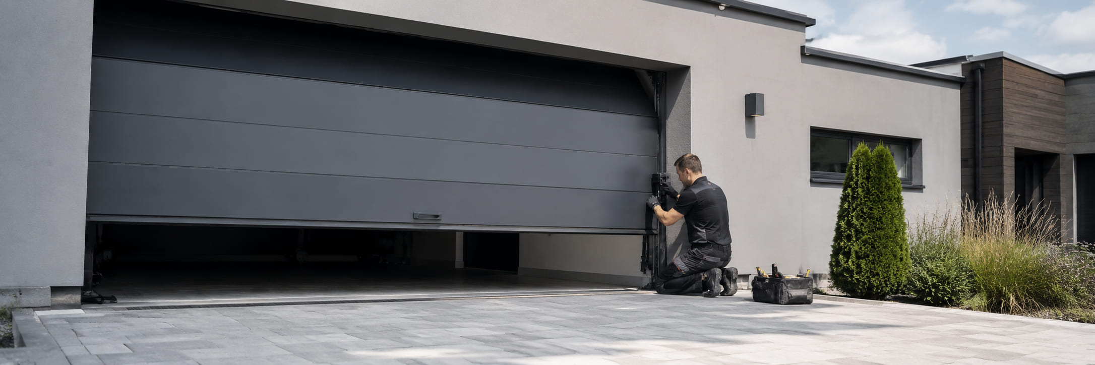 Porte de garage ne s’ouvre plus avec intervention professionnelle