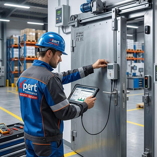 Contrôle et automatisation de porte coupe-feu - Xpert Maintenance