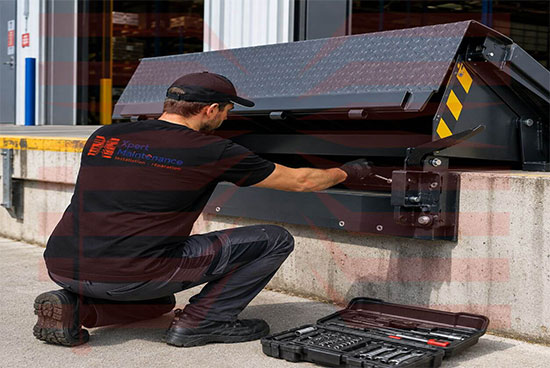 Installation de niveleur de quai sur mesure - Xpert Maintenance