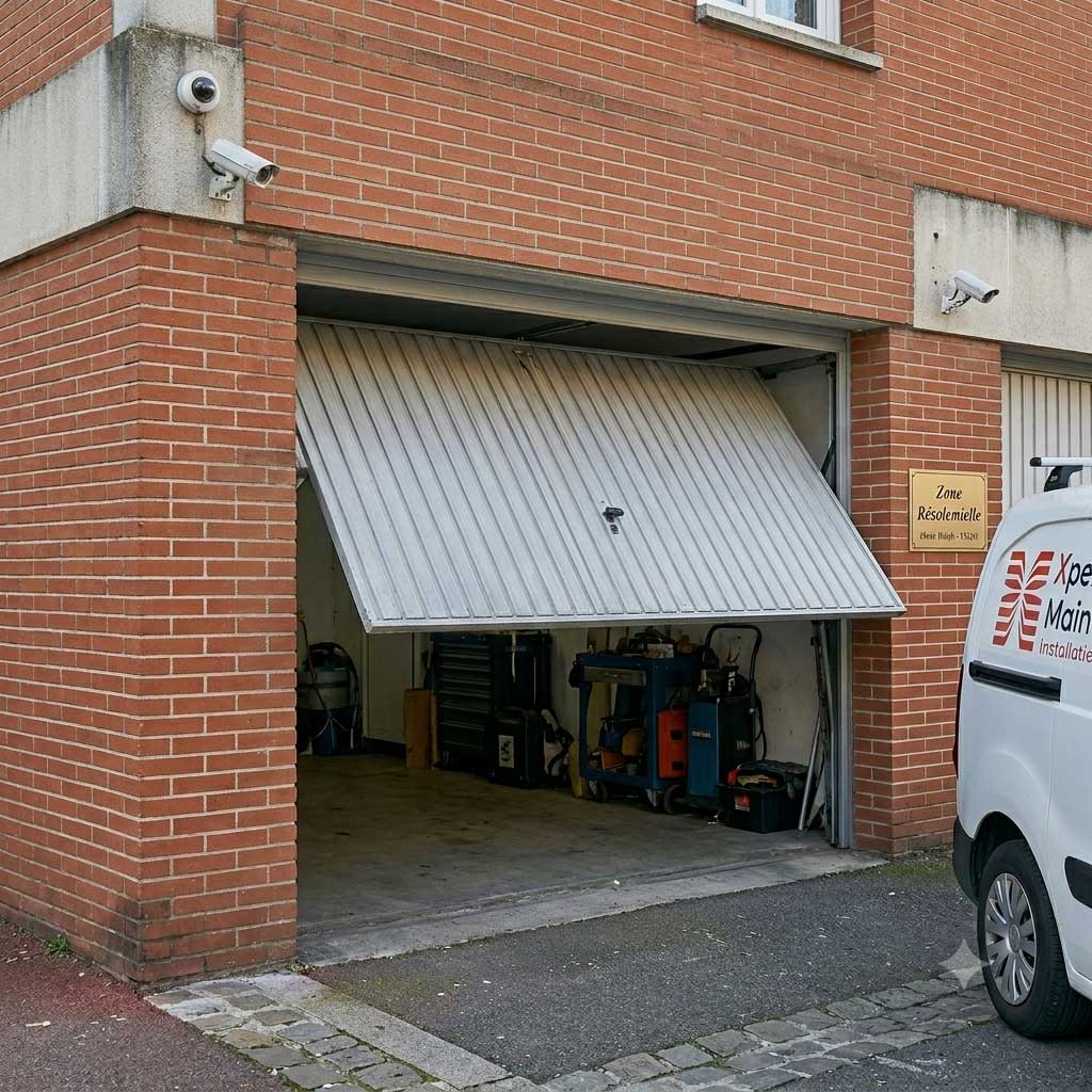 Intervention Réparation porte de garage basculant à Mont-Mesly