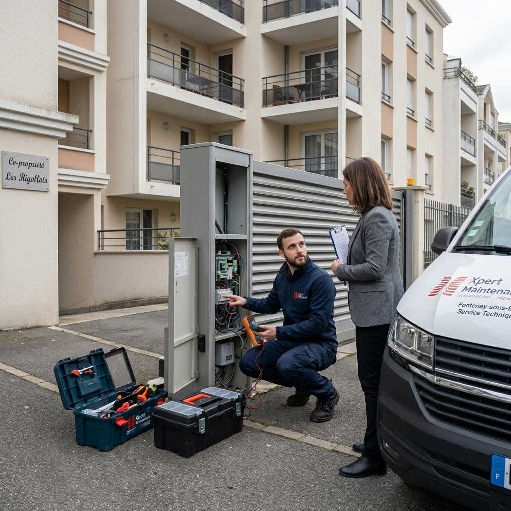 Intervention récente dans le quartier des Rigollots Réparation-portail-électrique-Fontenay-sous-Bois-94120