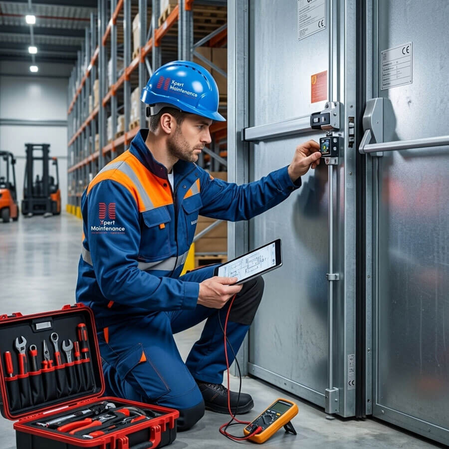 Maintenance et dépannage de porte coupe-feu - Xpert Maintenance