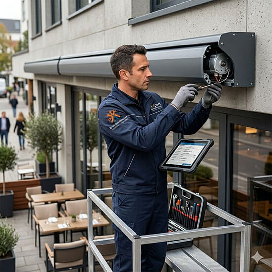 Motorisation store banne professionnel - Xpert Maintenance