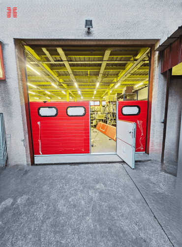 installation - Porte Sectionnelle Industrielle 0023